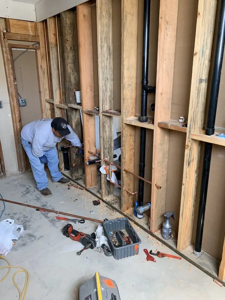 Commercial rough-in plumbing for Trenchless Sewer Repair in Radnor Heights